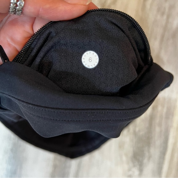 Lululemon Train Times Fast Pace Pant Special Edition Carminetrue Red Black Sz 6 - Picture 8 of 8